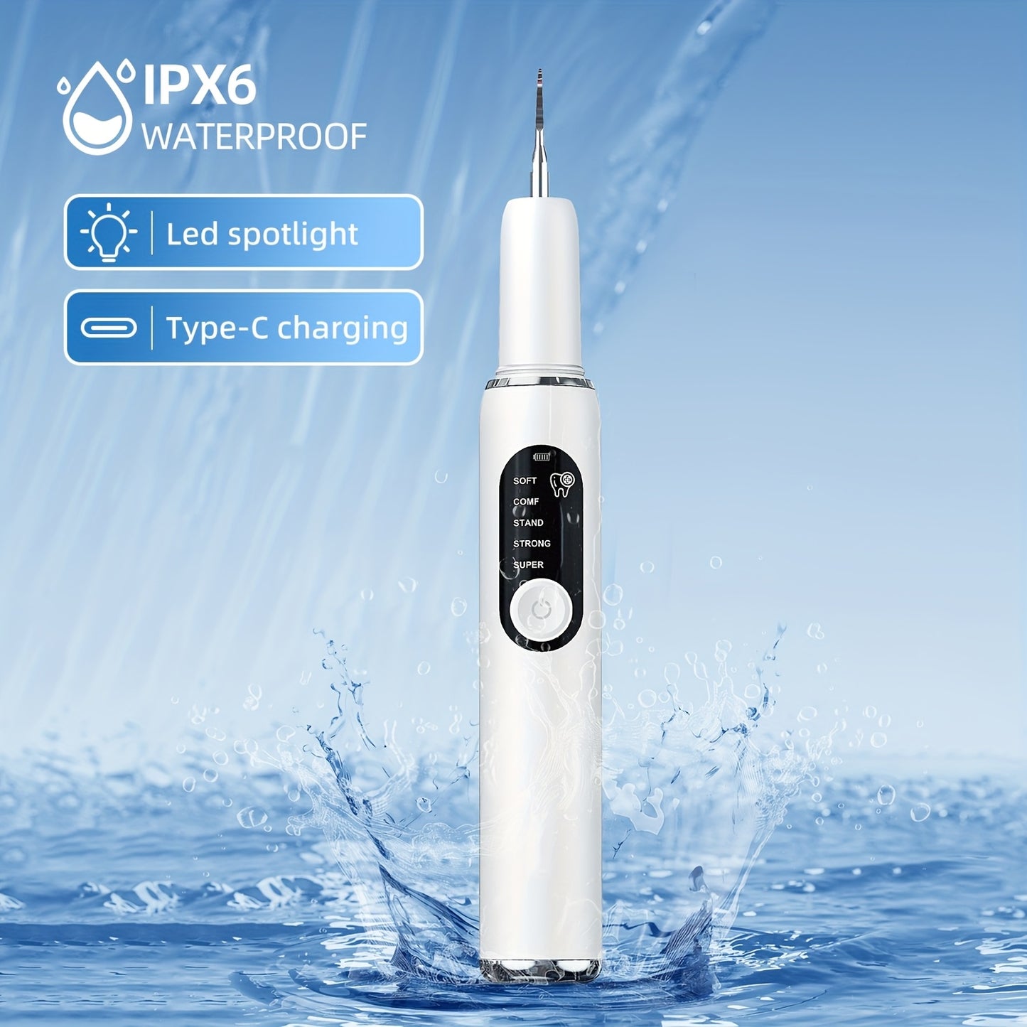 Smart Ultrasonic Dental Plaque Remover
