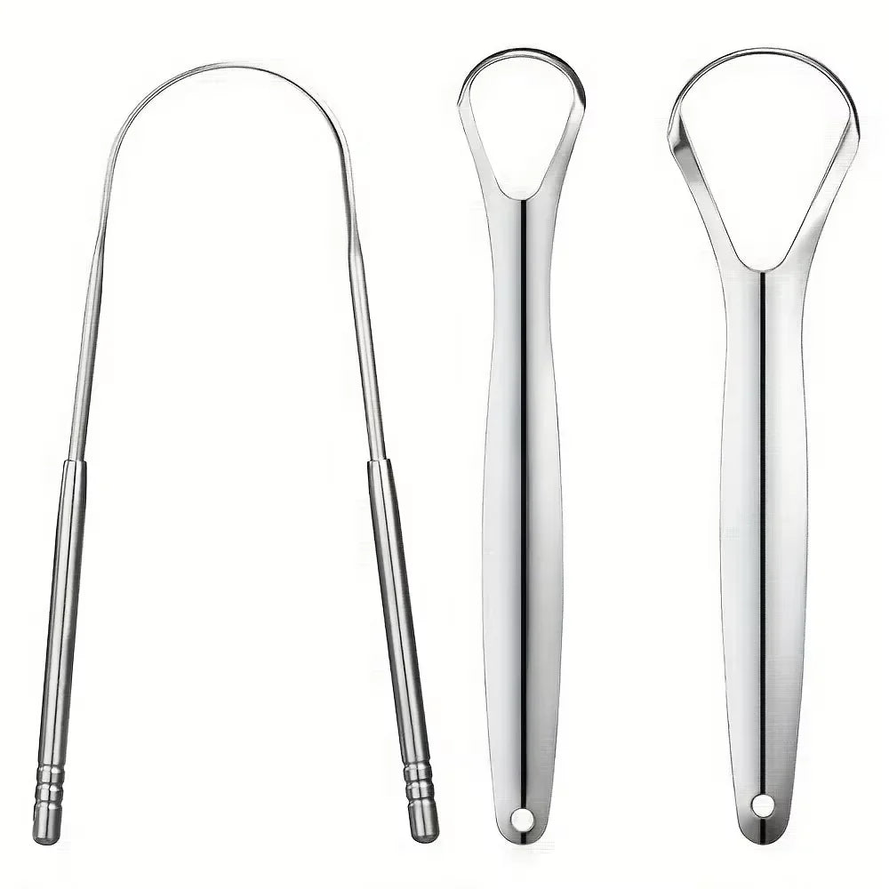 The Oral Club Stainless Steel Tongue Scraper
