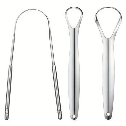 The Oral Club Stainless Steel Tongue Scraper