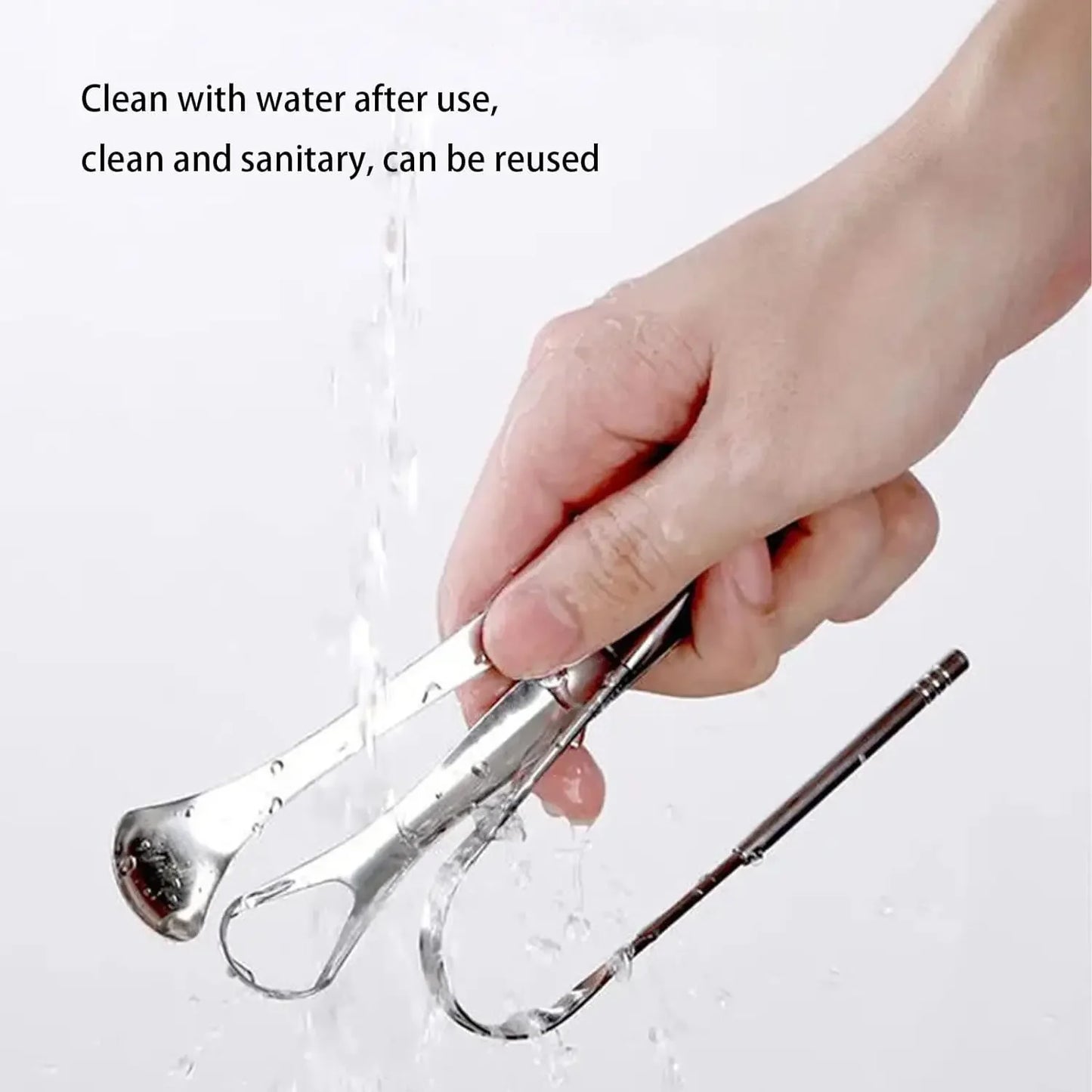 The Oral Club Stainless Steel Tongue Scraper