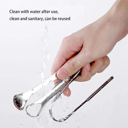 The Oral Club Stainless Steel Tongue Scraper